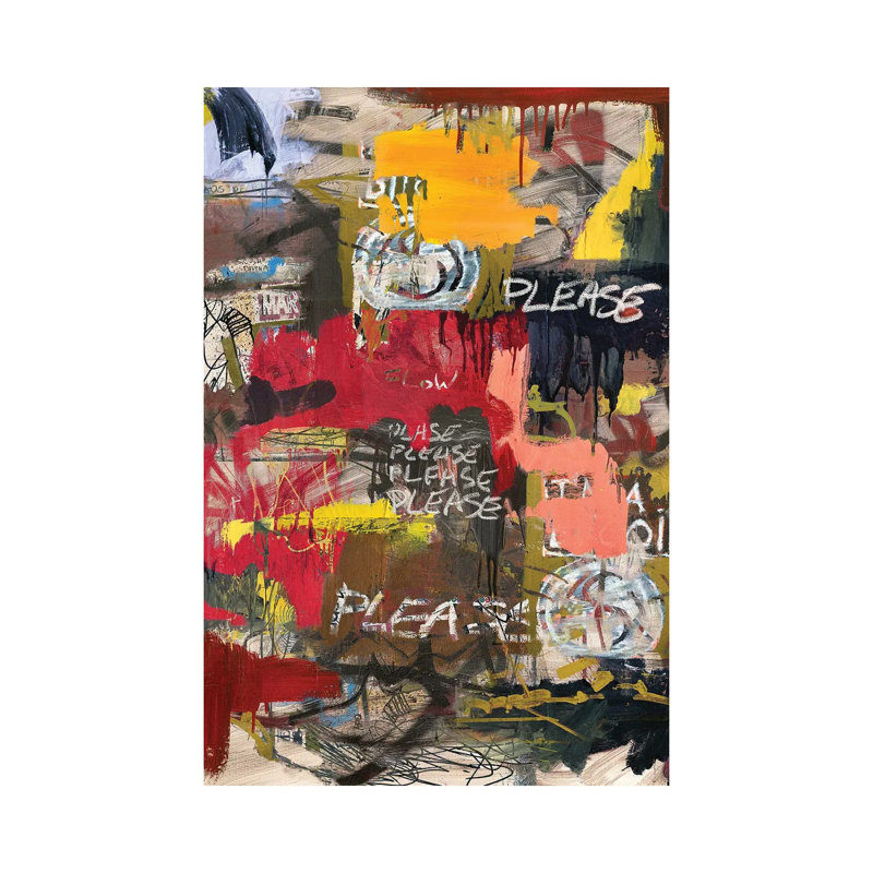 Craziest Meaning by Diego Tirigall - Wrapped Canvas Painting, 66.04 cm H x 45.72 cm W