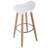 Counter Stool with Solid Wood Frame