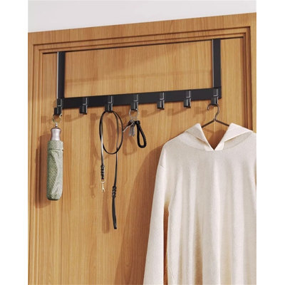 Aluminum Alloy Over-The-Door Hook Rack