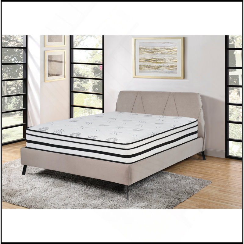 Matelas hybride très respirant matelassé de 12 po Eastern, Très grand lit