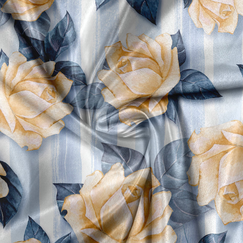 Ken Polyester Semi Sheer Curtain Pair