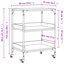 Northome Metal Bar Cart-1041345474