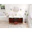 Ensemble de meuble-lavabo moderne 60 po Mid-Century