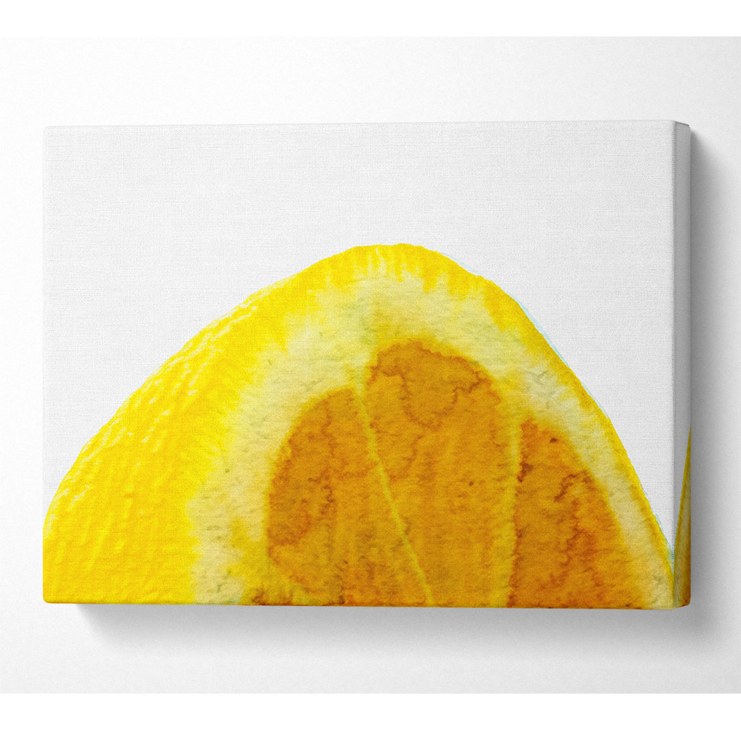 Lemon Wedge - Kunstdrucke auf Leinwand - Wrapped Canvas