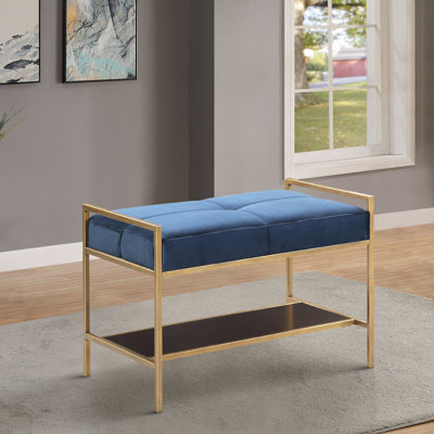 Banc de rangement en métal Jeteron