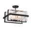 Cloud Break 4 - Light Semi Flush Mount
