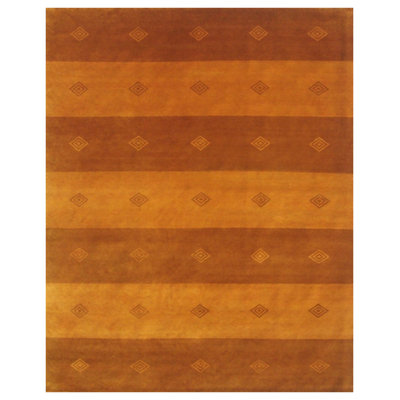 Laforest One-of-a-Kind 8' x 10' Rectangle Wool Area Rug in Gold