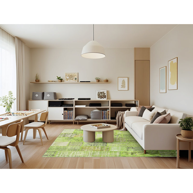 Tapis vert contemporain, Rectangle 7 pi x 9 pi