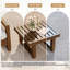 Table d'appoint d'extérieur en bois massif-1793927333