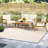 Gladys Acacia 4 - Person Patio Conversation Sets with Cushions
