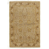 Antique Weave Ziegler Wool Oriental Area Rug in Beige/Brown