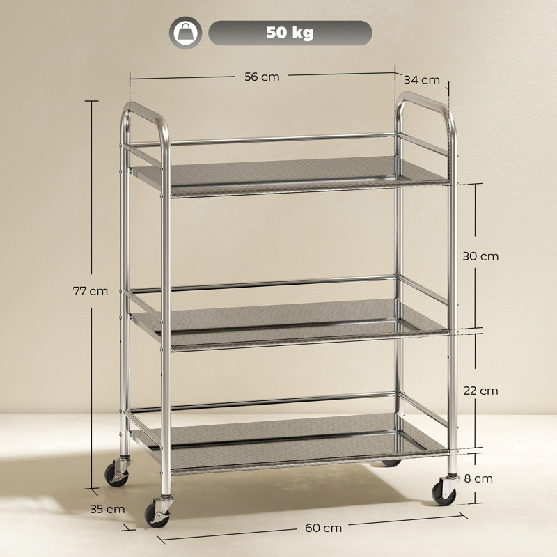 Metal Bar Cart