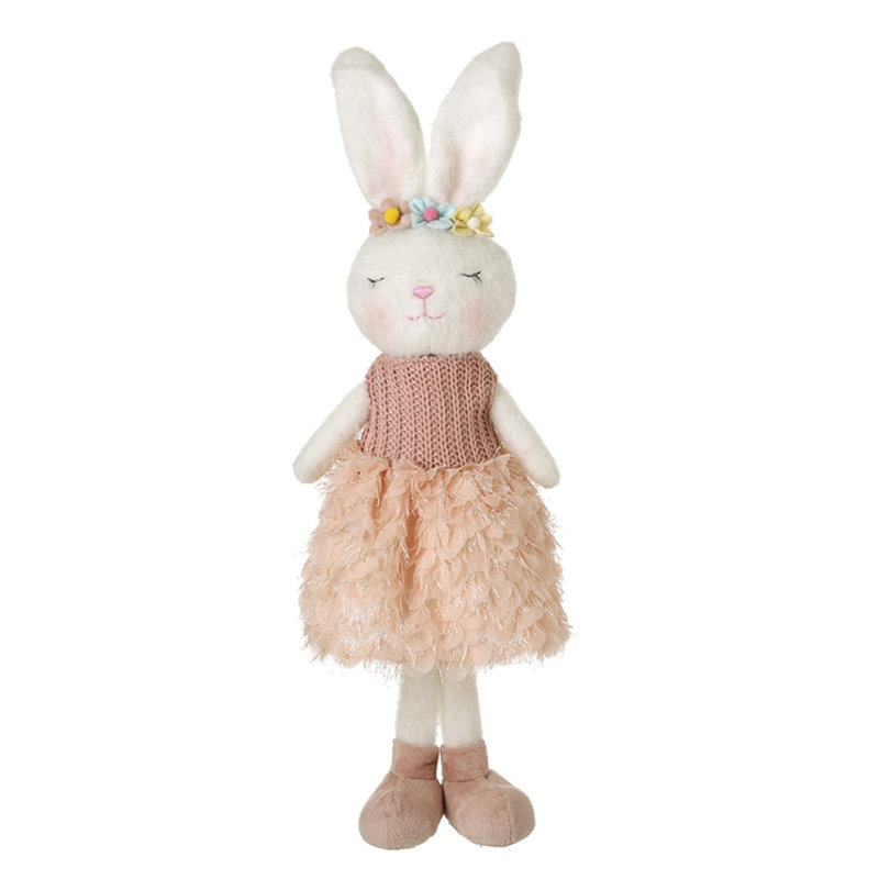 Standing Rabbit In Pink Dress