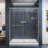 Infinity-Z 74.75" H Framed Sliding Shower Enclosure-25641516-25641513