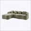 Canapé modulaire en L à compression Boneless-669410177