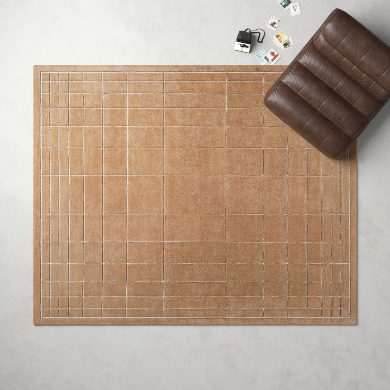 Mallory Hand Tufted Area Rug, Rectangle 5' x 8'