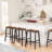 Sayaan 23.6" Counter Stool with Footrests