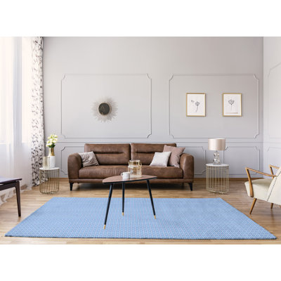 Chenille Geometric Indoor Rug