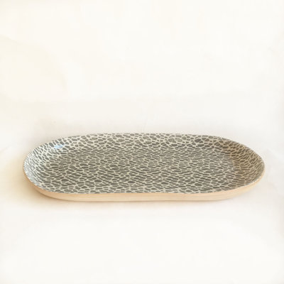 Charcoal Stoneware Platter