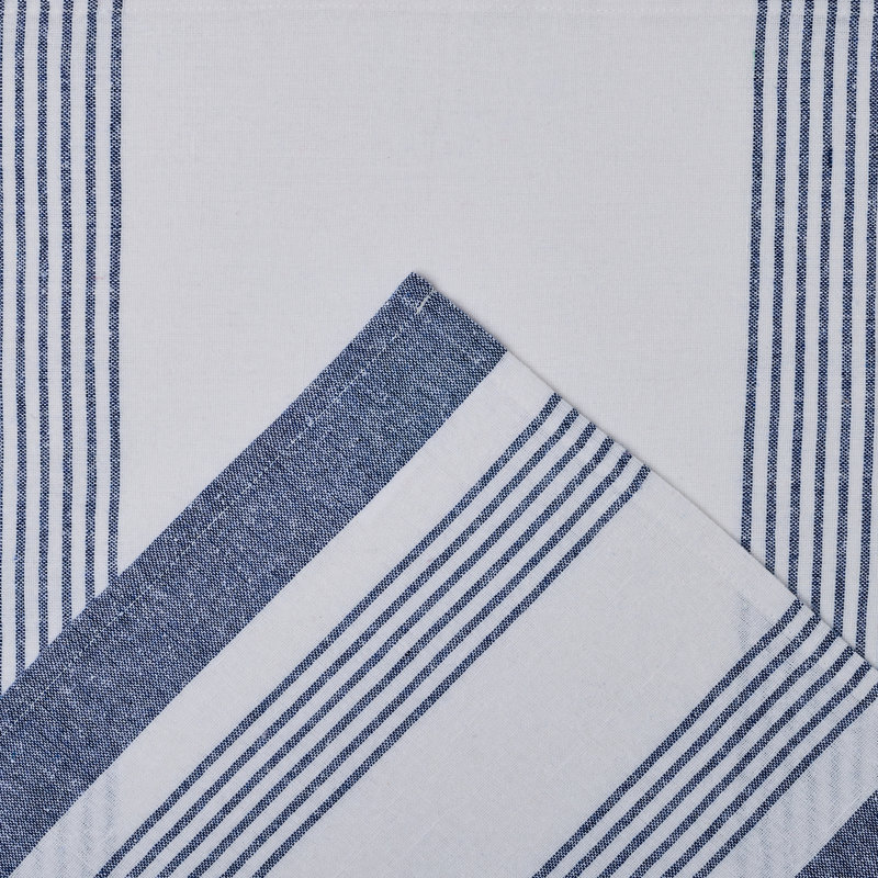 Savannah Cotton Rich 24pc Kitchen Towel Set In Blue, Blue