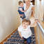 Tapis d'escalier intérieur antidérapant 9 po x 28 po Saunders Trellis