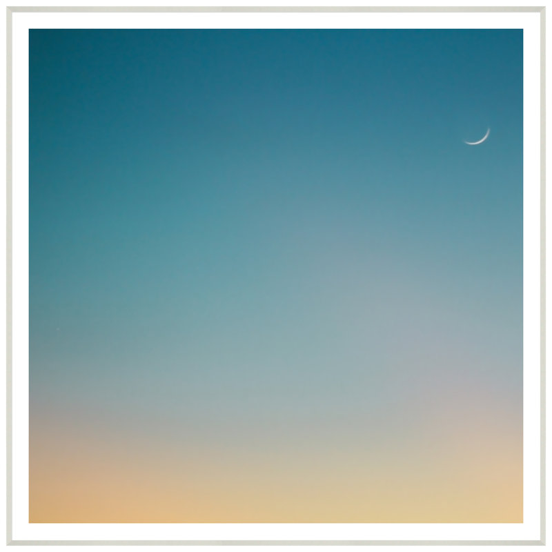 Cresent Moon Ombre Giclee Print