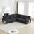 Versatile L-Shaped Sectional Sofa With Multiple Functions For Various Spaces-662817989