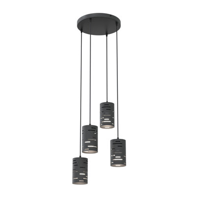 Searia 4 - Light Matte Black Pendant