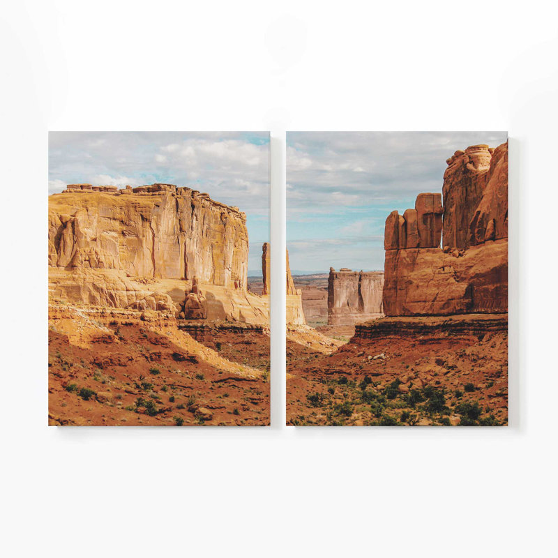 Canyon Giants | 2 Panel Split Large Canvas Print, 36" H x 54" W