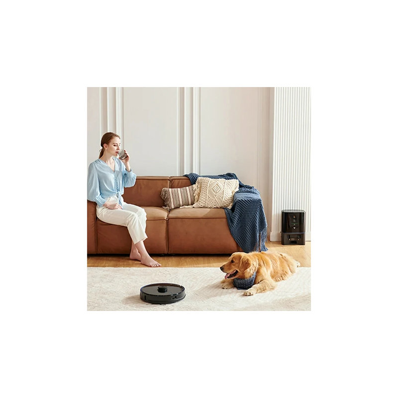 Robot aspirateur intelligent VIOMI S9 avec auto-vidange automatique et Alexa, noir