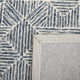 Linsly Handmade Blue/Ivory Rug