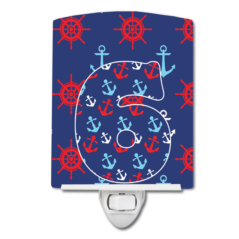 Nautical Month 6 Ceramic Night Light