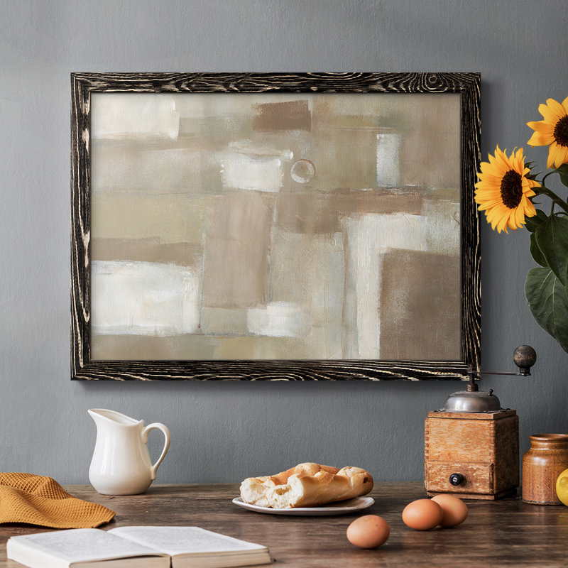 «Neutral Expression II», reproduction d'art sur toile simple, H 28 po x l 42 po x P 1,5 po, Noir