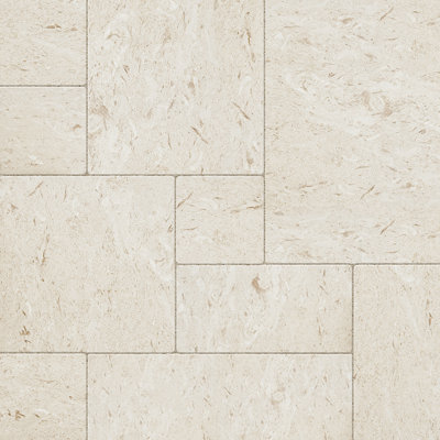 Motif de pierre fossile français brossé