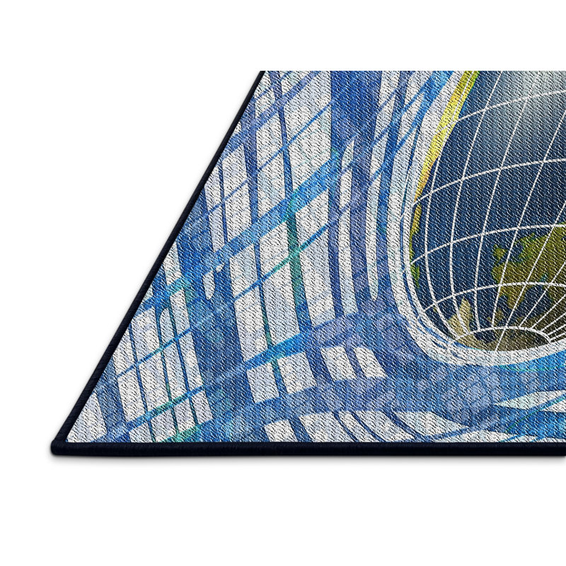Tapis bleu, Rectangle 8 pi x 10 pi