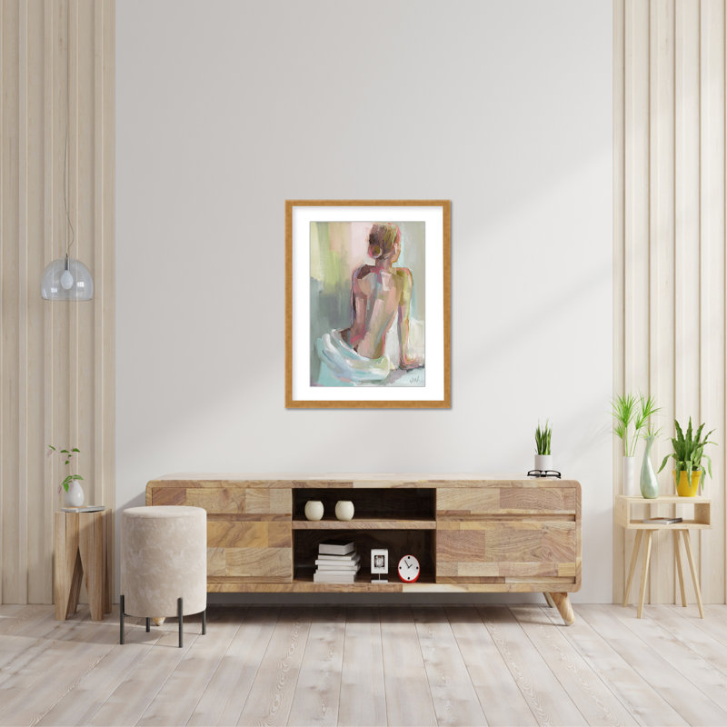 Classic Elegance Grace In Pose: A Portrait Of Feminine Elegance, 40" H x 30" W