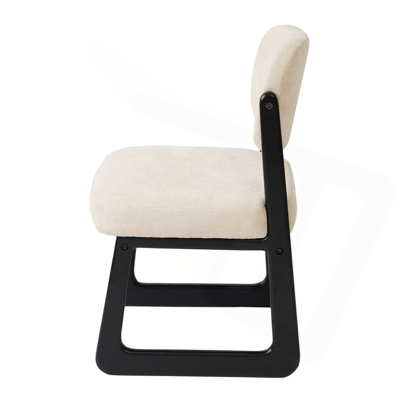 Chaise de salle à manger unie, en tissu respirant avec housse souple, fauteuil, pour salle à manger/bureau, ensemble de 4., 4