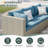5 Pieces Patio Conversation Set-1505605493