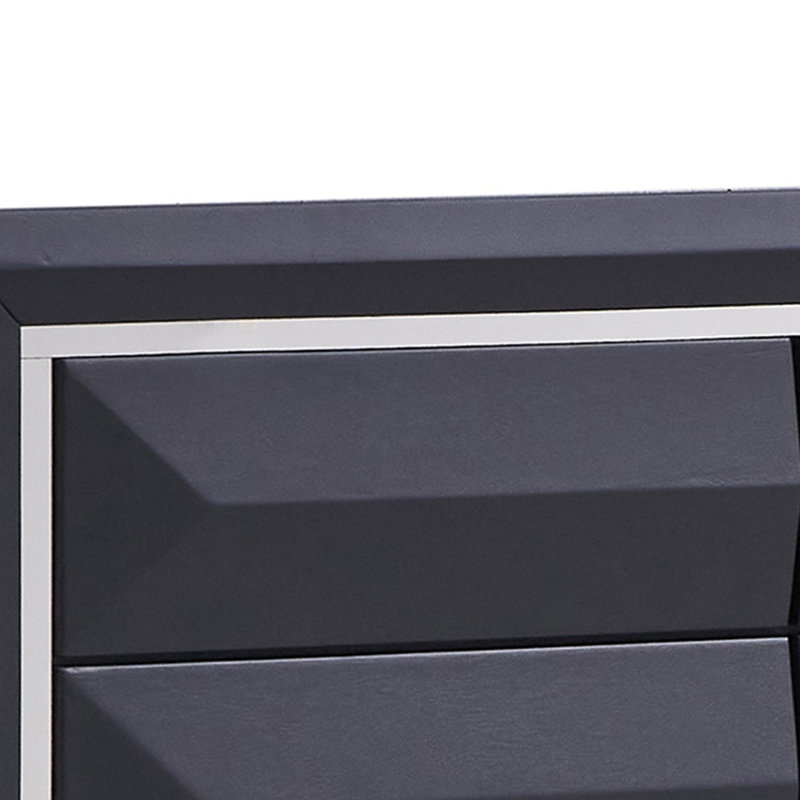 Très grand lit gris G01600B-KB, Très grand