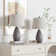 Ensemble de 2 lampes de table en céramique 22,25 po Wharton