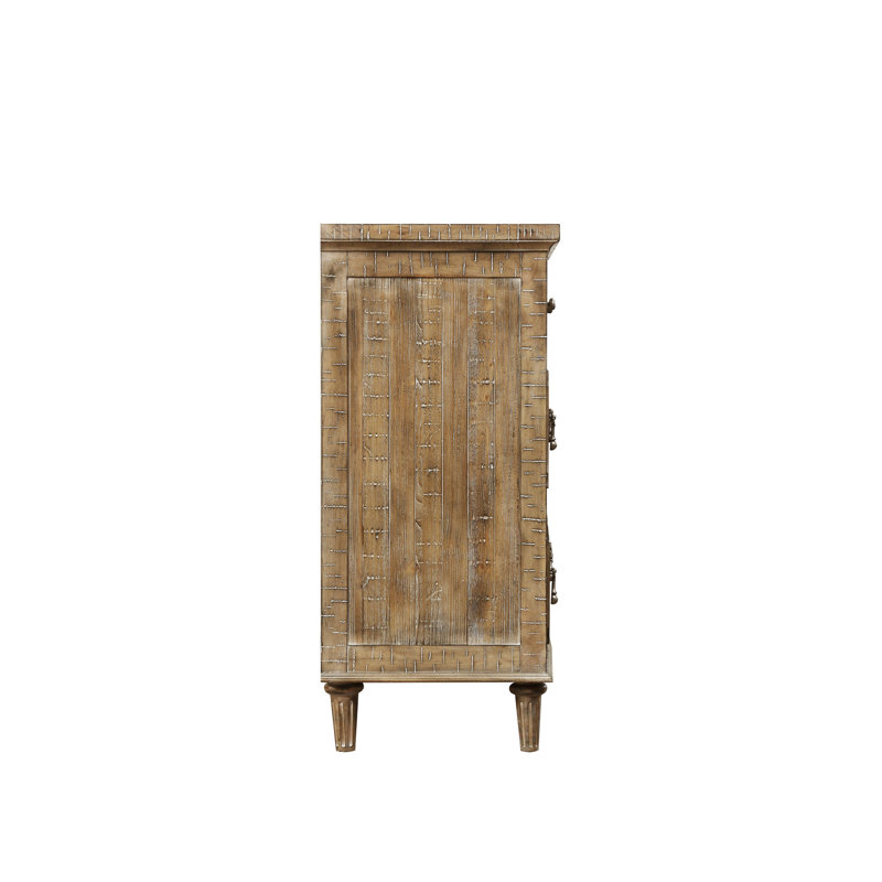 Commode 6 tiroirs Ludin Taupe