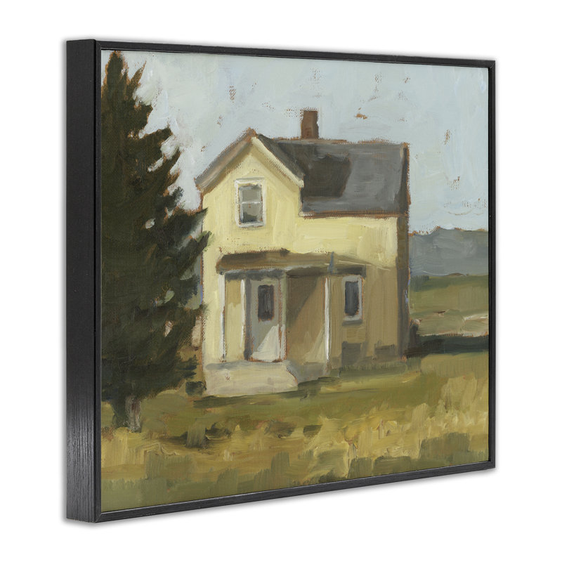Étude de giclée isolée, étude par Ethan Harper, H 11 po x l 14 po, Giclée encadrée noir minuit