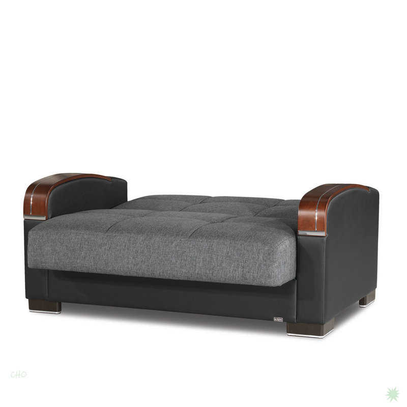 Causeuse convertible avec rangement Collection, Gris