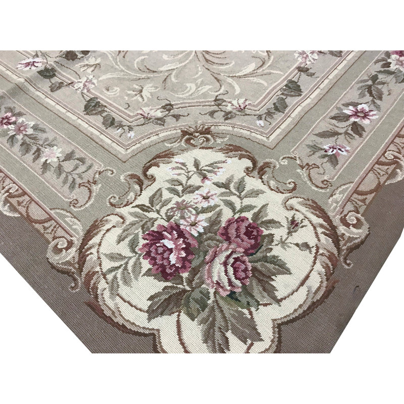 Wool Oriental Area Rug, Rectangle 4' x 6'