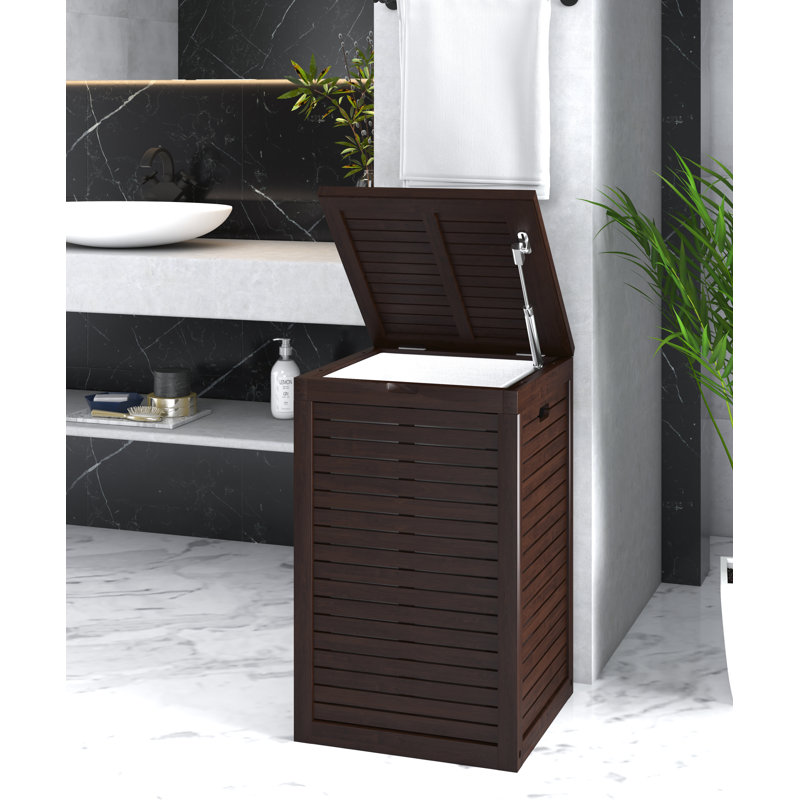 Spa Laundry Hamper, Medium (22" H x 13.75" W x 13.75" D)