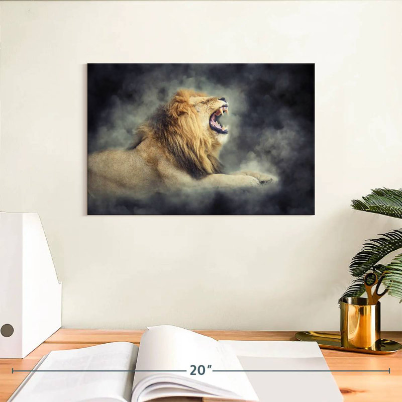Misty Wild Lion