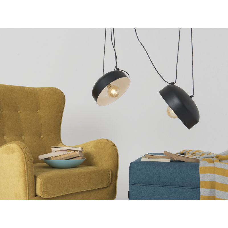 Allan 2 - Light Unique/Statement Pendant, Black