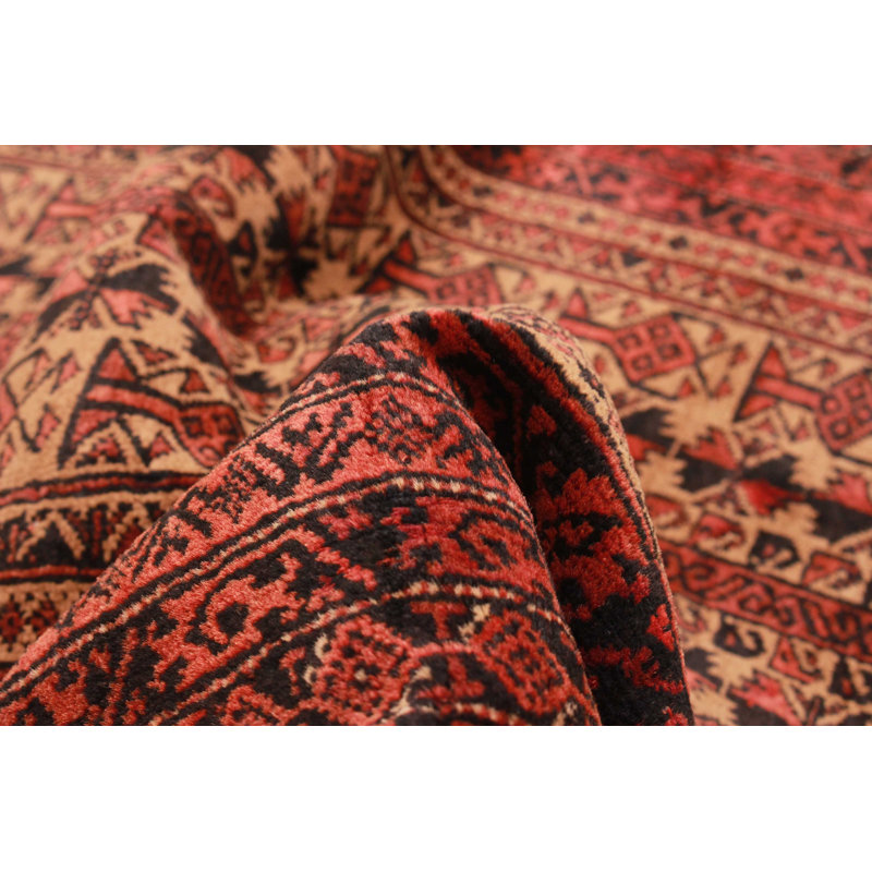 Tapis brun clair Teimani 2 pi 11 po x 4 pi 8 po
