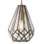 1 - Light Antique Brass Plate Pendant