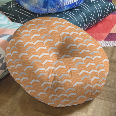 Rhonda Cheval Chevron Reversible Throw Pillow